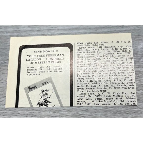 M and E Chew No More Vintage Mini Print Ad 1970s Anti-Cribbing Powder Horses - Picture 3 of 6